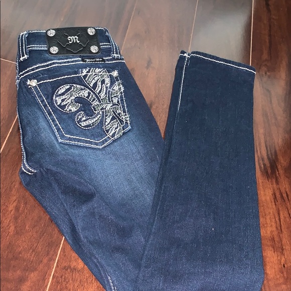 Miss Me Jeans | Zebra Sparkle Skinny Fit - Picture 3 of 4